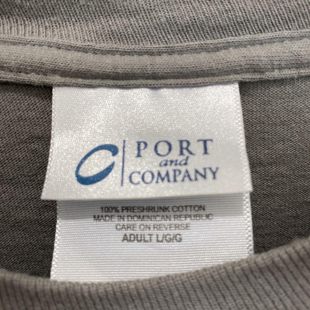 PORT & COMPANY US古着 カレッジTシャツ L メンズ レディースの画像5