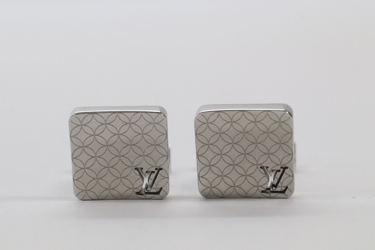 オンラインショップ LOUIS VUITTON シャンゼリゼ カフスボタン ダミエ