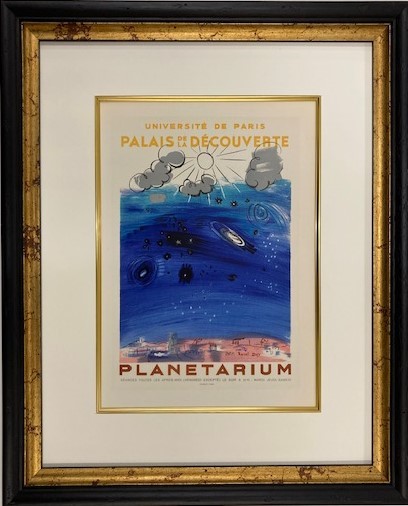 特価】 ≪ ラウル デュフィ ≫ リトグラフ【石版画】 PLANETARIUM 1959