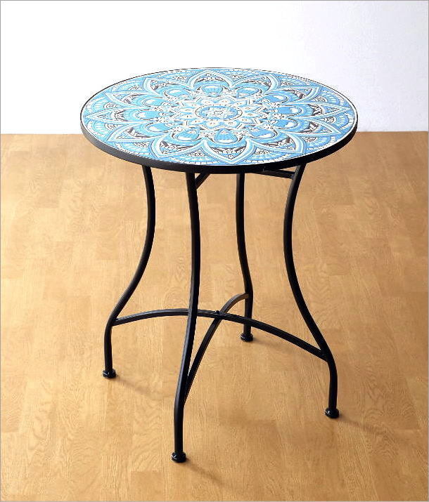  garden table tile stylish iron round shape round garden circle table folding iron . tile. garden table blue paris