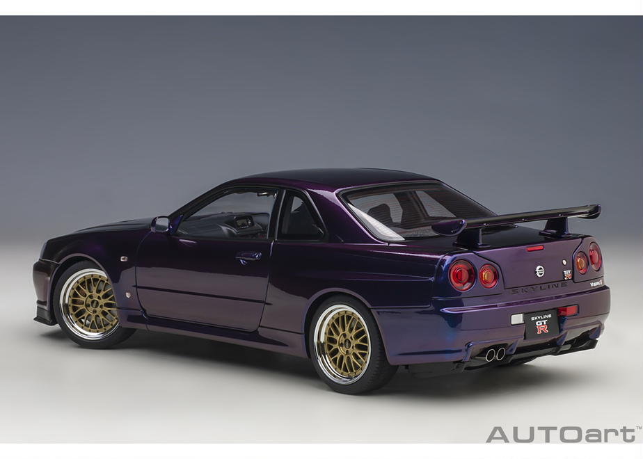 ☆新品未開封 AUTOart 1/18 日産 スカイライン GT-R R34 Vスペック II