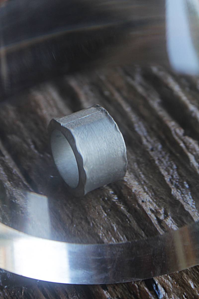 雪月花アルミニウム★　Aluminium Ring/指輪/リング 新品9号 thick ar-002_画像5