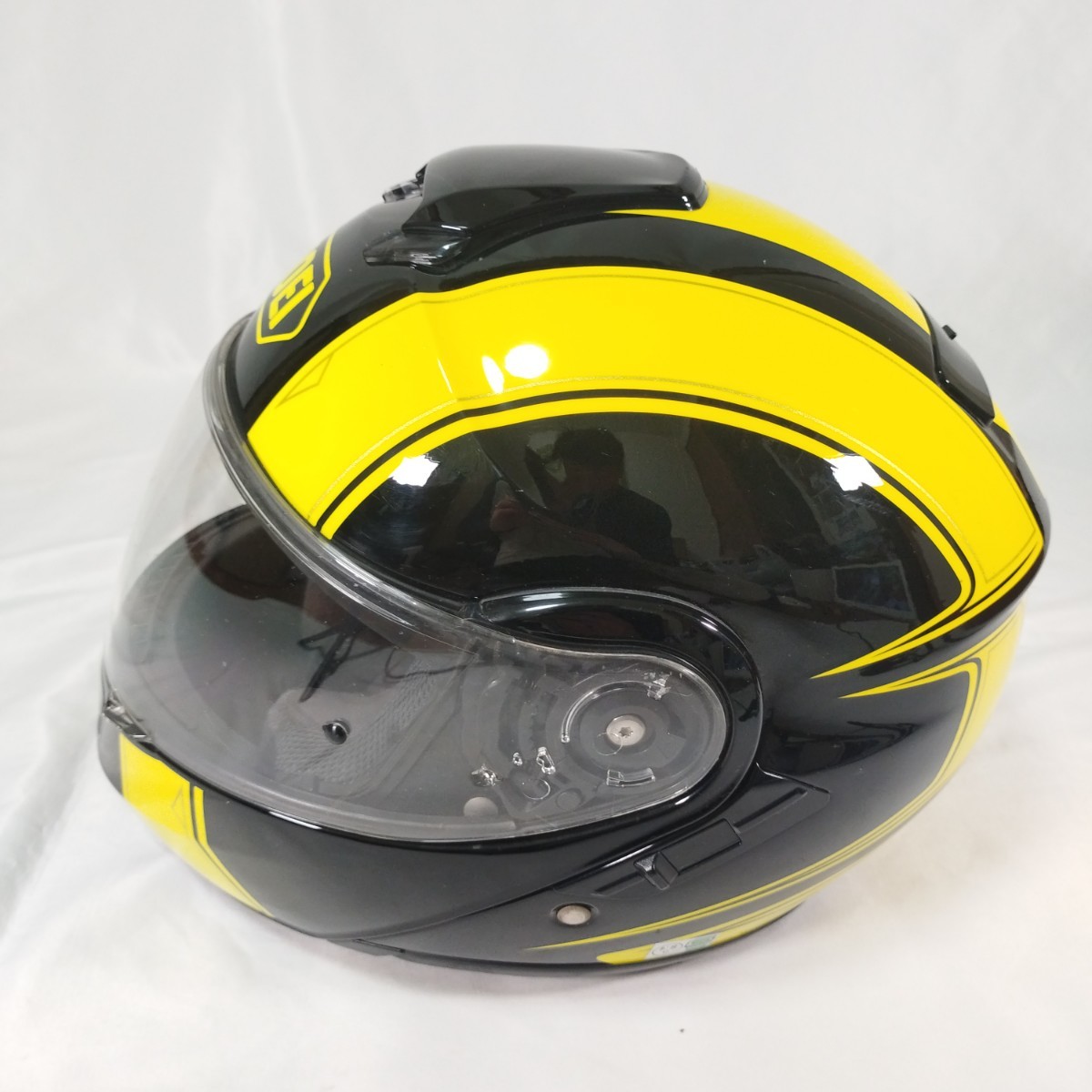 SHOEI フルフェイス NEOTEC ショウエイ ヘルメット 黒 黄色 SHOEI フルフェイス NEOTEC ショウエイ ヘルメット 黒 黄色
