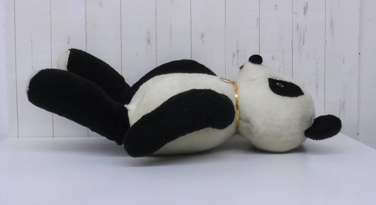  Showa Retro that time thing * retro soft toy * color foam * Panda * extra-large BIG 64cm * rare antique retro pop 