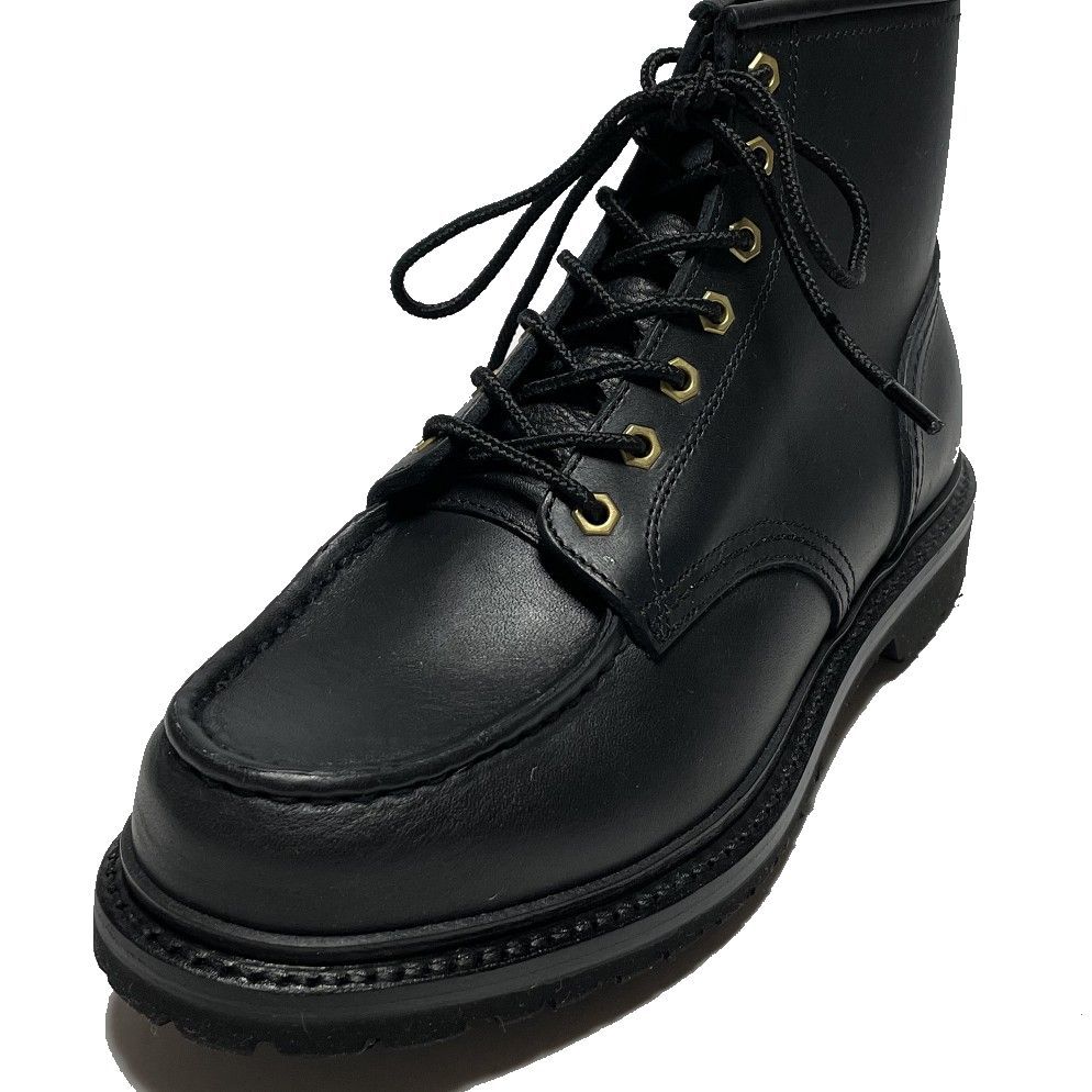  new goods three . mountain length . name /HARUNA oil do leather moktu Work boots 24.0 black black Vibram sole regular price 66,000 jpy 