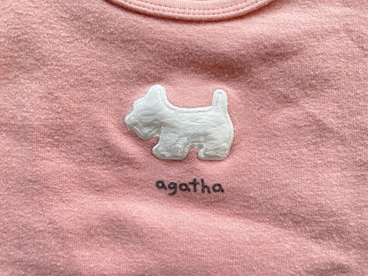 AGATHA paris トップス　Tシャツ　女の子　ピンク　80 85 90