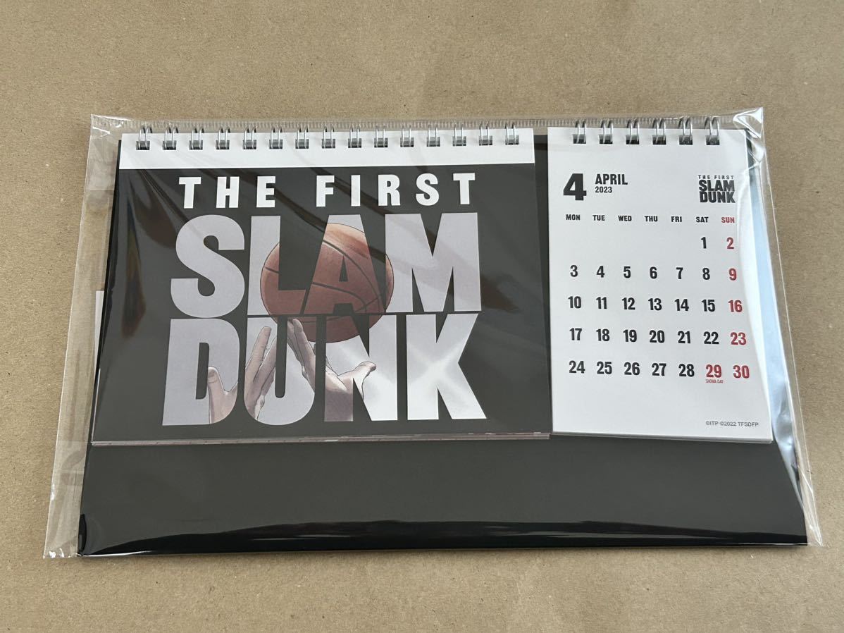 劇場版 THE FIRST SLAM DUNK スラムダンク 卓上 カレンダー 桜木花道 流川楓 リョータ ジャンプ 井上雄彦 公式グッズ_画像1