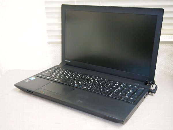 NoS092☆Satellite B453/L 起動不可ジャンク！ Celeron1.9GHz?/メモリ2GB/HDD欠/SDVD/15.6型/部品取り用にどうぞ◇_画像1