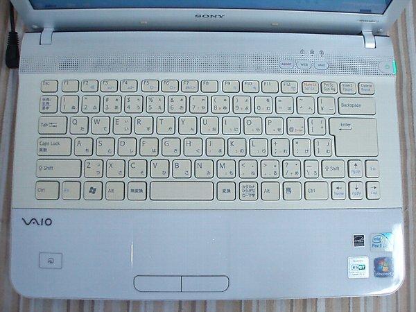 NoQ234☆VAIO VPCEA45FJ 懐かしのWin7モデル！PentiumP6200 2.13GHz/4GB/160GB/SDVD/DtoD領域有/7HP64bitリカバリ済/外装使用感有_画像2