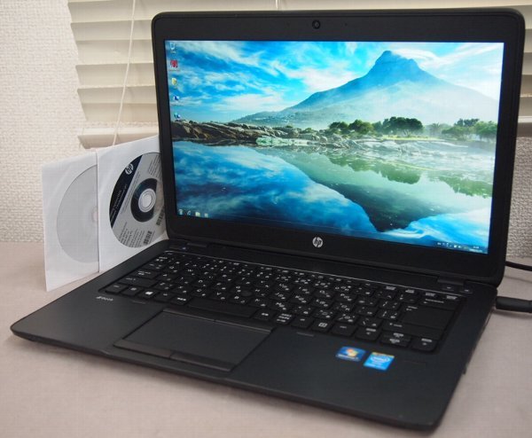 NoS209☆HP ZBook 14 G1 Core i7 4600U 2.1GHz/メモリ4GB/HDD500GB+SSD32GB/14型FULLHD液晶/Win7Pro64bit正規リカバリ付◇_画像1