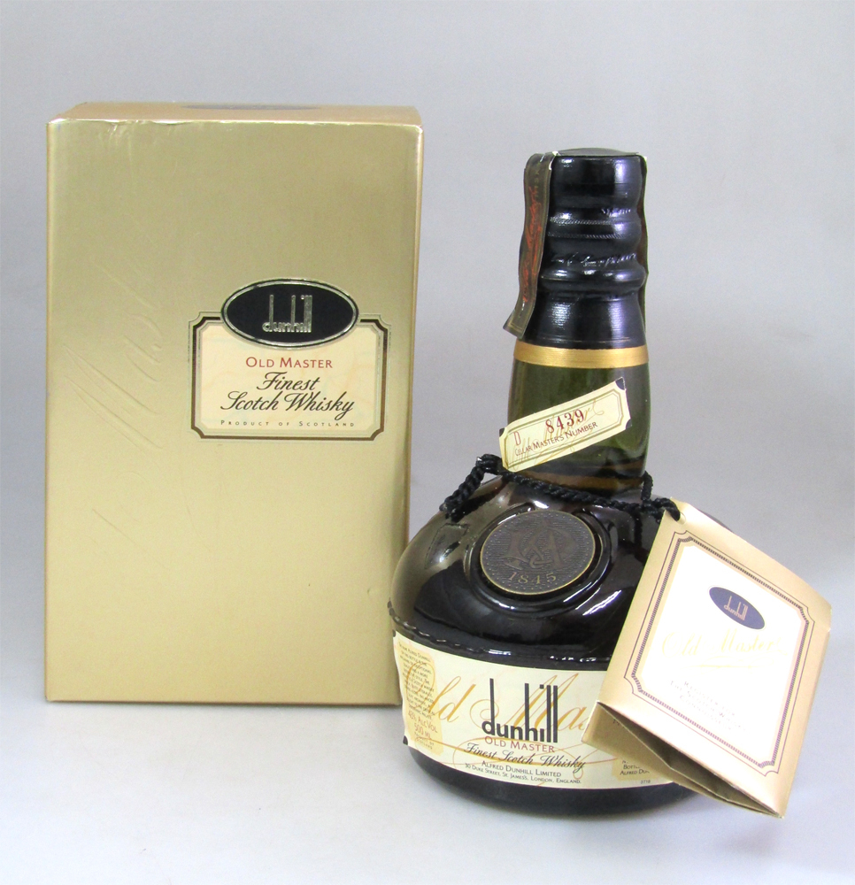 ☆未開栓 古酒 dunhill OLD MASTER ダンヒル オールドマスター 500ml 43度 スコッチウイスキー ∵