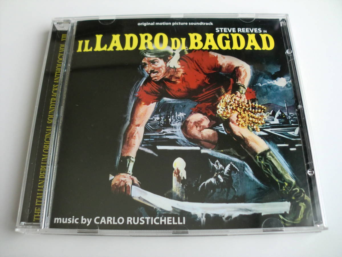 カルロ・ルスティケリ Carlo Rustichelli「バグダッドの盗賊 Il Ladro Di Bagdad」OST カルロ・サヴィーナ指揮　４１曲　輸入盤_画像1