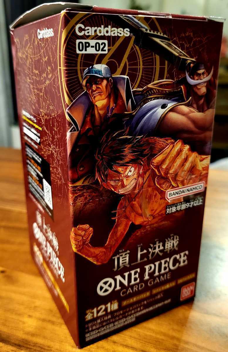 ワンピースカードゲーム　頂上決戦　1BOX　開封品　ONE PIECE　BANDAI　バンダイ　24パック_画像1