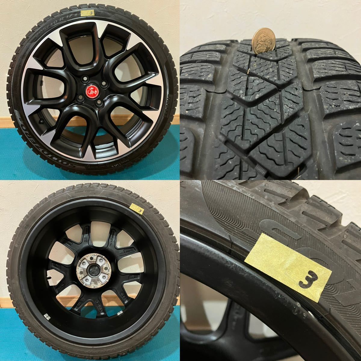 低価人気 ヤフオク! - ABARTH アバルト595 純正ホイール スタッドレス4