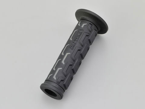 デイトナ DAYTONA GRIPPY GRIP グリッピーグリップ φ22.2ハンドル用 【GG-D-GROUND】 ブラック×グレー 122mm エンド貫通 25179の画像2