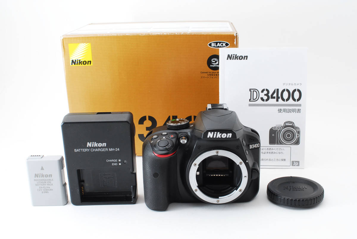 ☆超極上☆ニコン NIKON D3400 ボディ☆元箱付き☆ #2304135 nmp.com.br