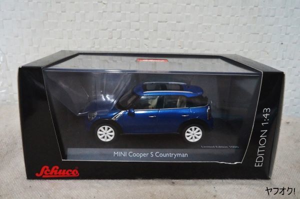  Schuco Mini crossover Cooper S Country man 1/43 minicar blue 