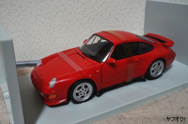 25％OFF】 UT ポルシェ 赤 ミニカー 1/18 (993) RS カレラ 911 乗用車