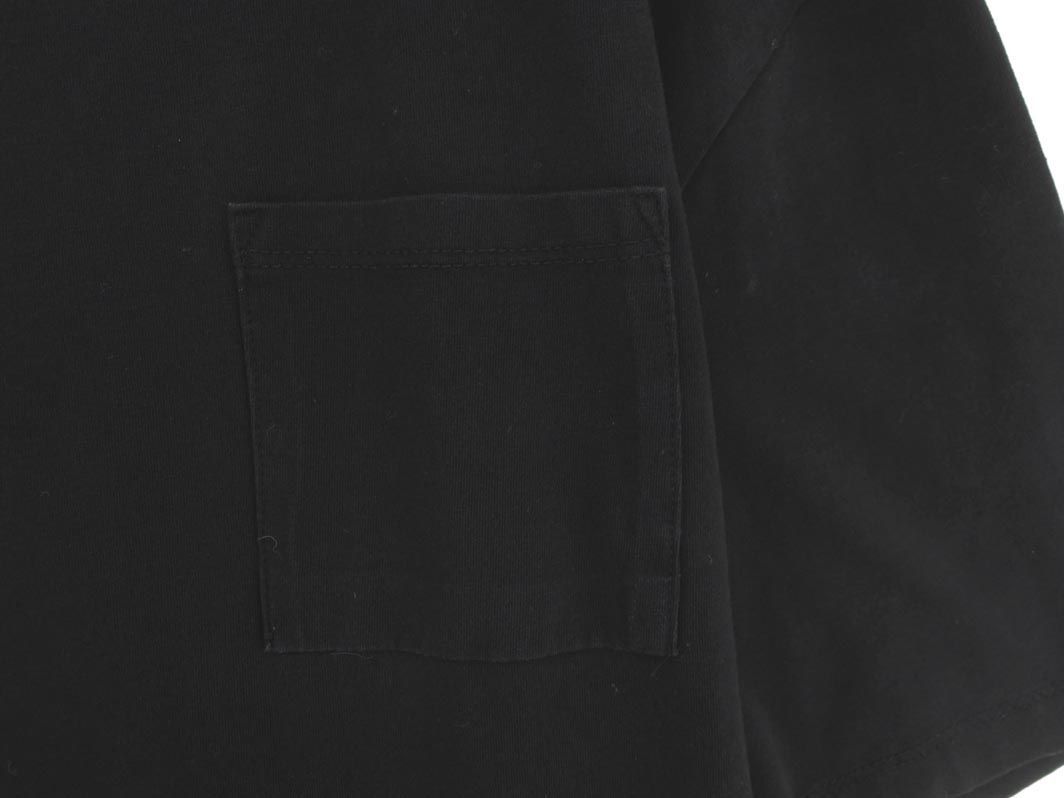 ネコポスOK センスオブプレイス アーバンリサーチ ポケット Tシャツ sizeF/黒 ■◆ ☆ ddb4 レディース_画像4
