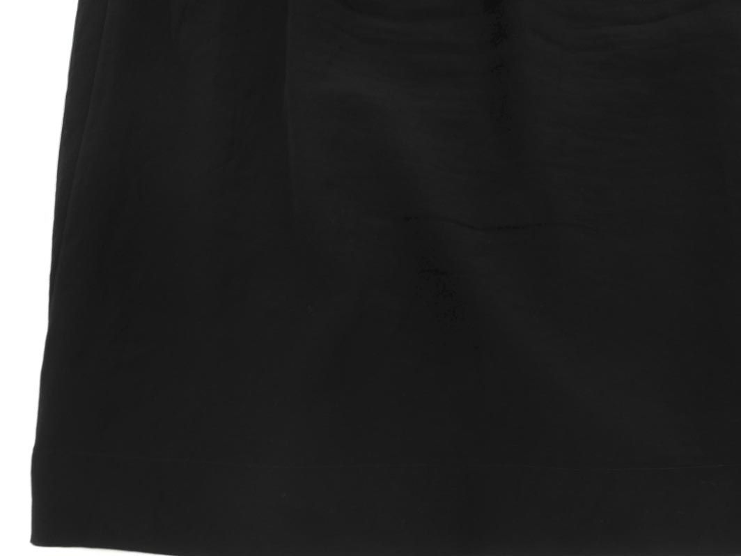 ネコポスOK GALLARDAGALANTE ガリャルダガランテ シフォン リバーシブル Aライン 台形 スカート sizeF/黒 ■◇ ☆ ddc4 レディース_画像7