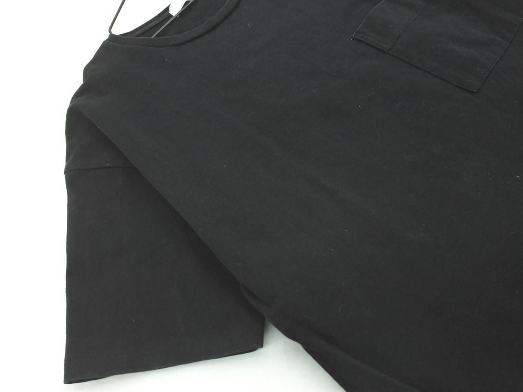 アダムエロペ SALON ポケット Tシャツ sizeF/黒 ■◆ ☆ ddc6 レディース_画像2