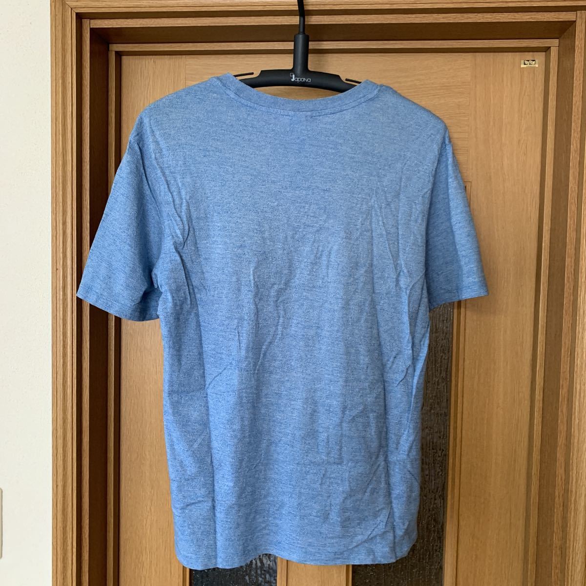 H&M エイチアンドエム メンズ Tシャツ ブルー MENS サイズ M 綿100% 中古品 4.5回使用 送料無料_画像9