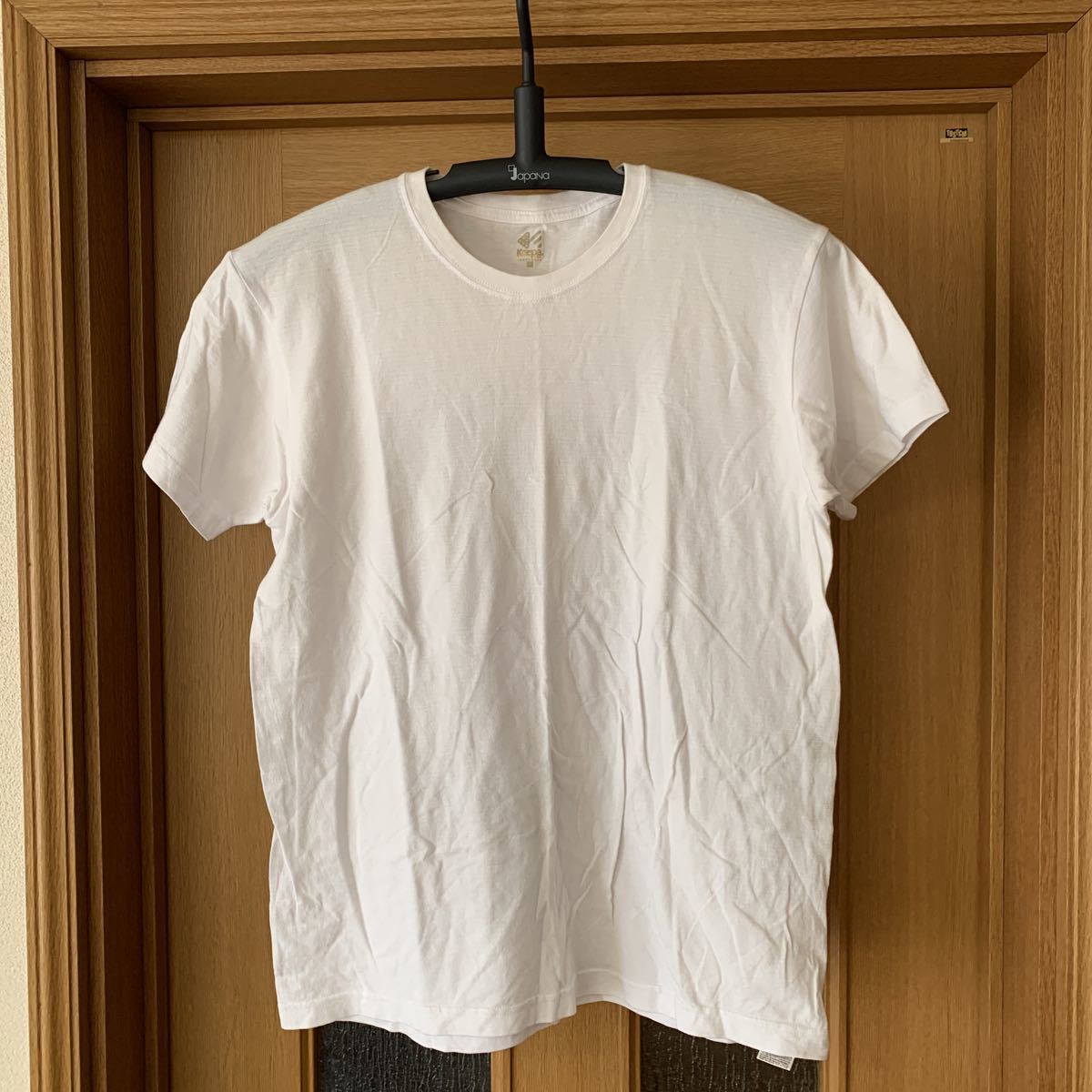Kaepa ケイパ Tシャツ ホワイト メンズ MENS サイズ M チェスト88-96 綿85% ポリエステル15% 中古品 ワンシーズン使用 送料無料_画像7