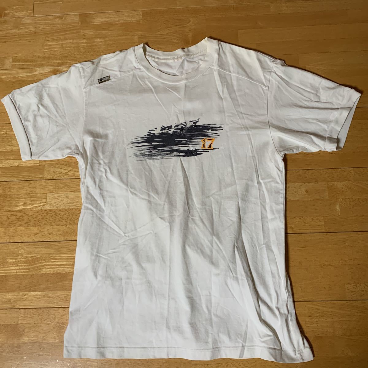 SELF-EVOLUTION SURRIZE Tシャツ ホワイト メンズ MENS サイズ L 綿100% 中古品 ワンシーズン使用 送料無料_画像1