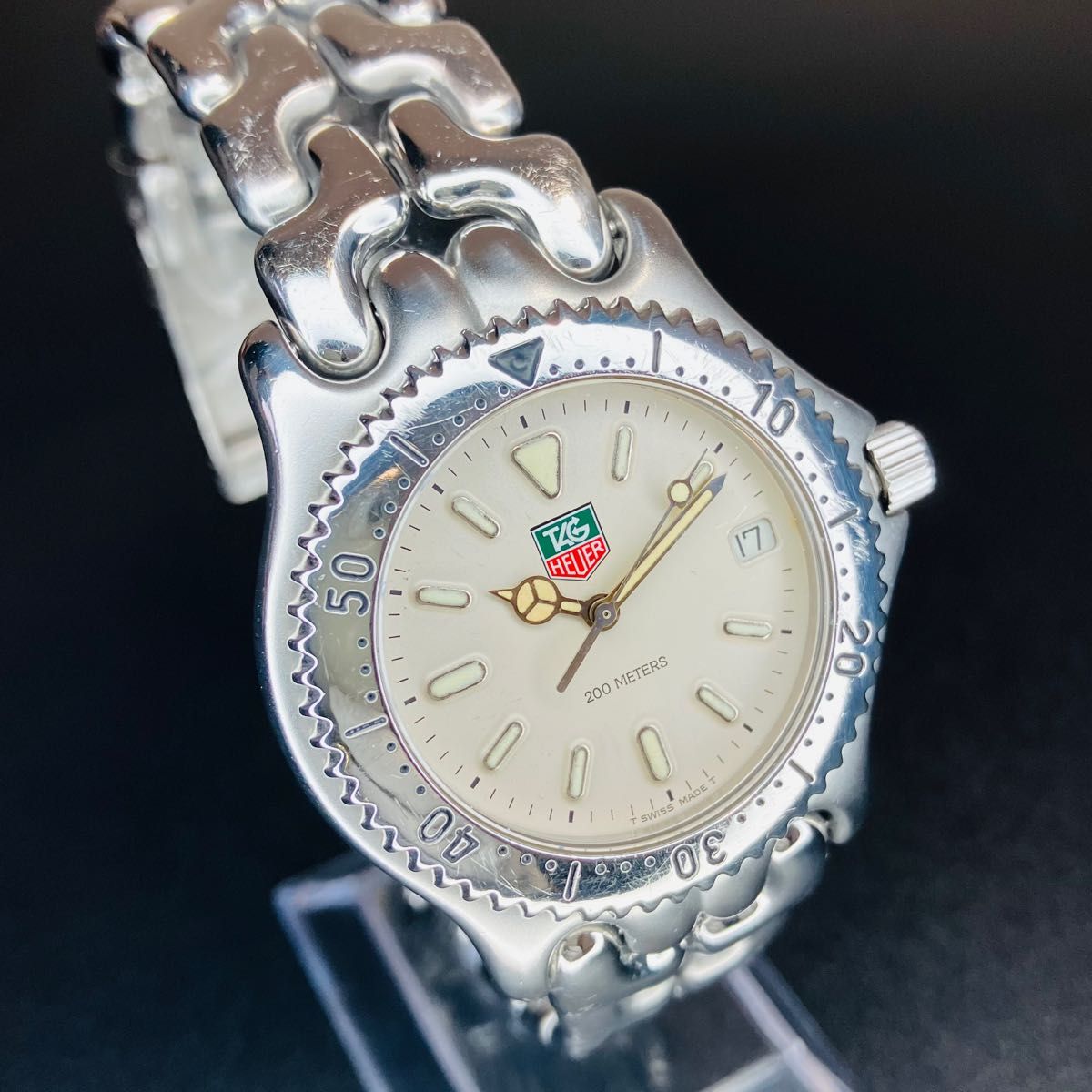 【美品 確実正規品】 タグホイヤー 腕時計 メンズ セルシリーズ 純正 可動品 TAG HEUER 【2304Ss13】