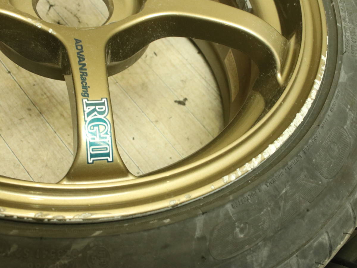 送料無料 ヨコハマ ADVAN Racing RG Ⅱ 195/50R15 15 × 7J PCD 100 4H