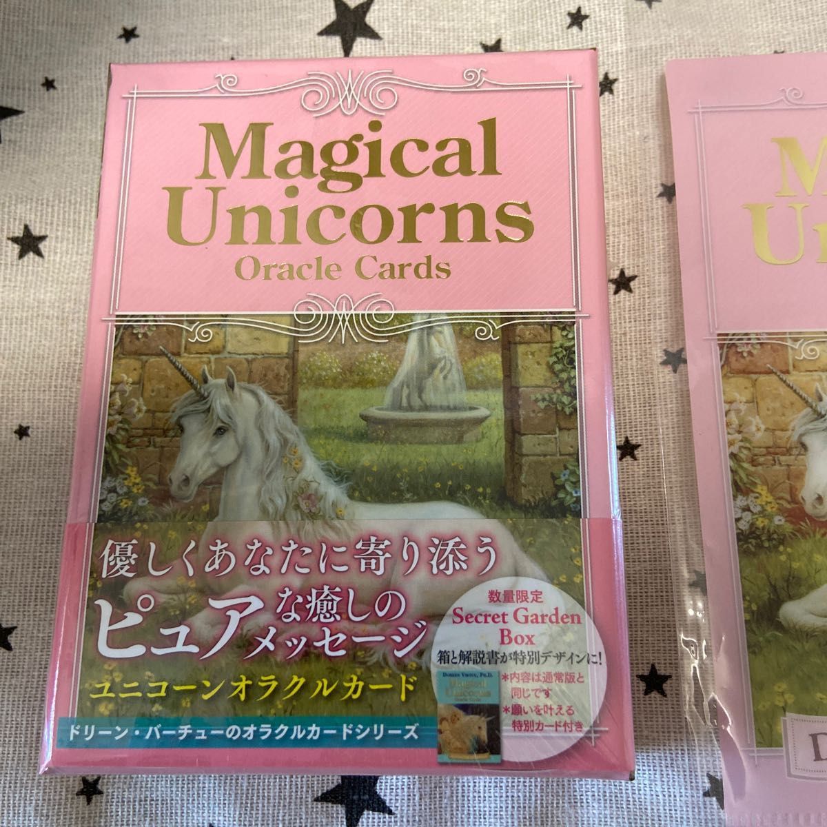 絶版 希少 ユニコーンオラクルカード シークレットガーデンボックス