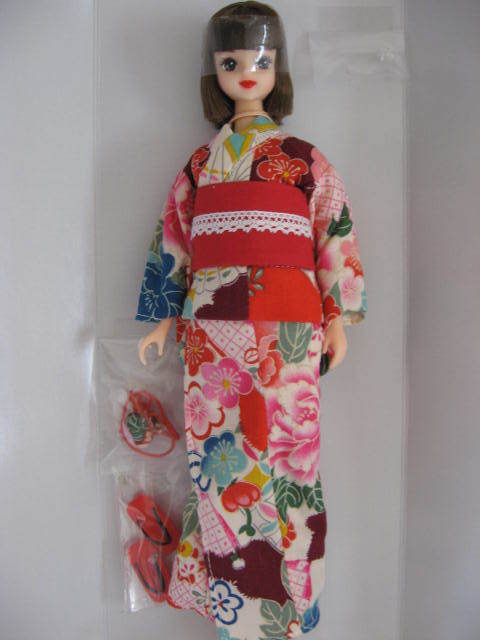 TAKARA Licca-chan дворец 6/1 кукла кимоно чёрный . Bob ...sa лилия Jenny friend 