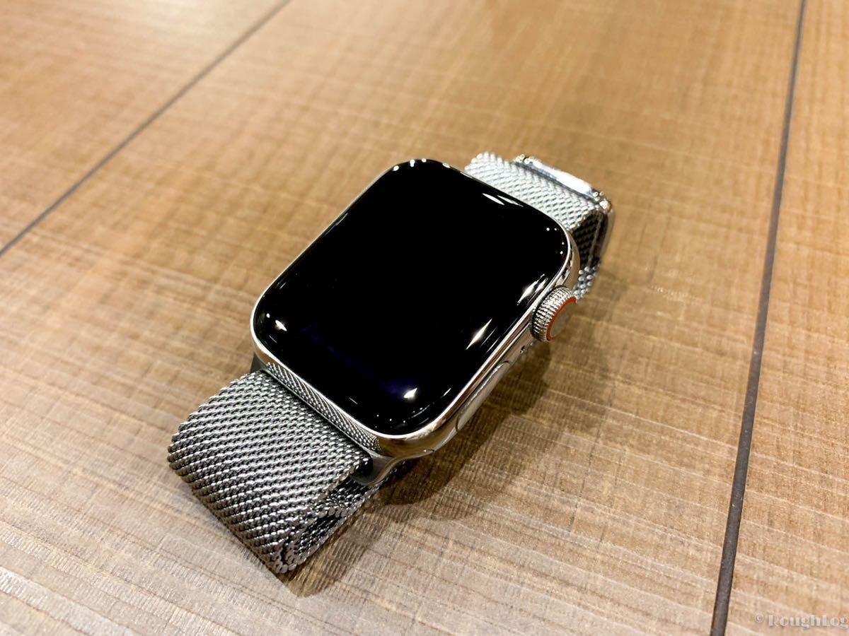 アップルウォッチ Apple Watch ステンレススチール ミラネーゼループ シルバー