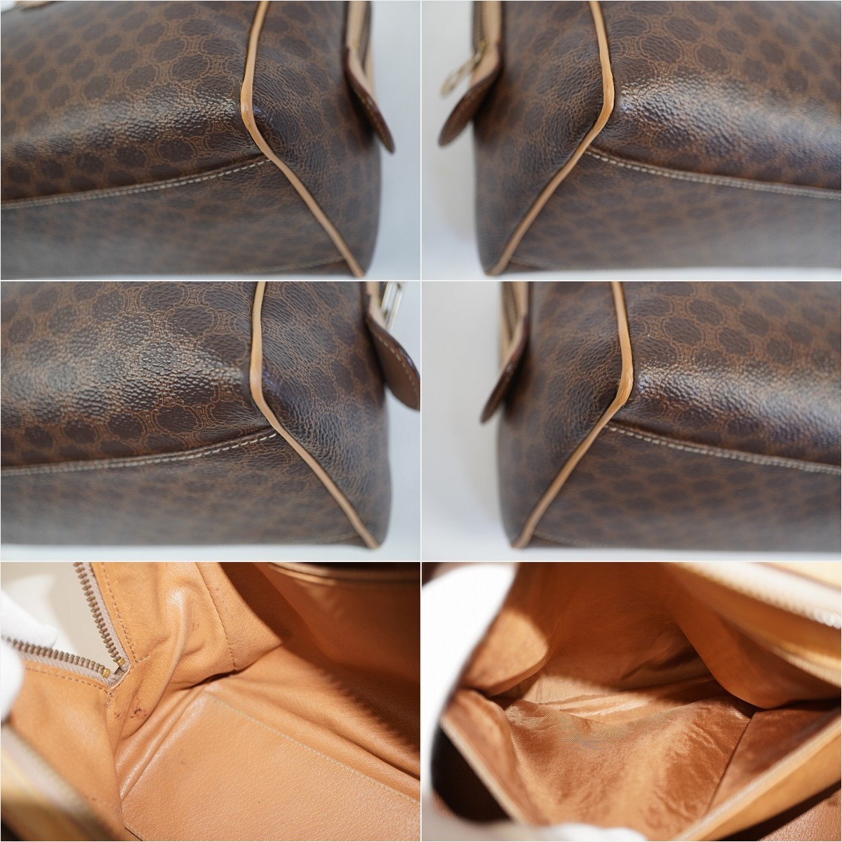 54129 CELINE セリーヌ マカダム柄 2WAYバッグ ショルダーバッグ