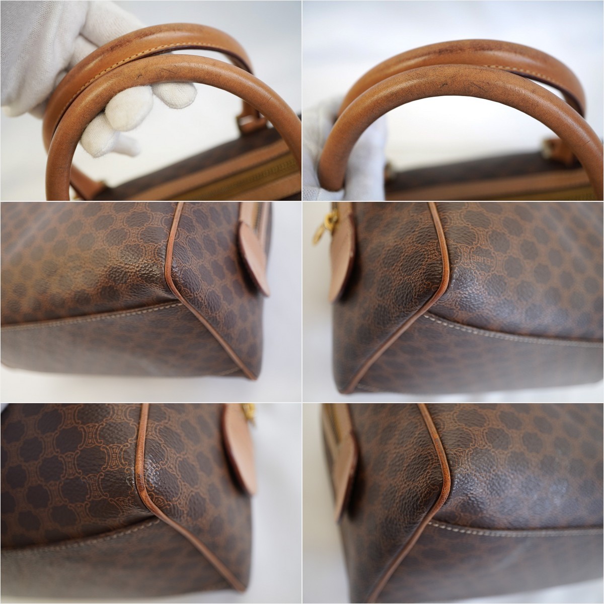 54157 CELINE セリーヌ マカダム柄 2WAYバッグ ショルダーバッグ ミニ