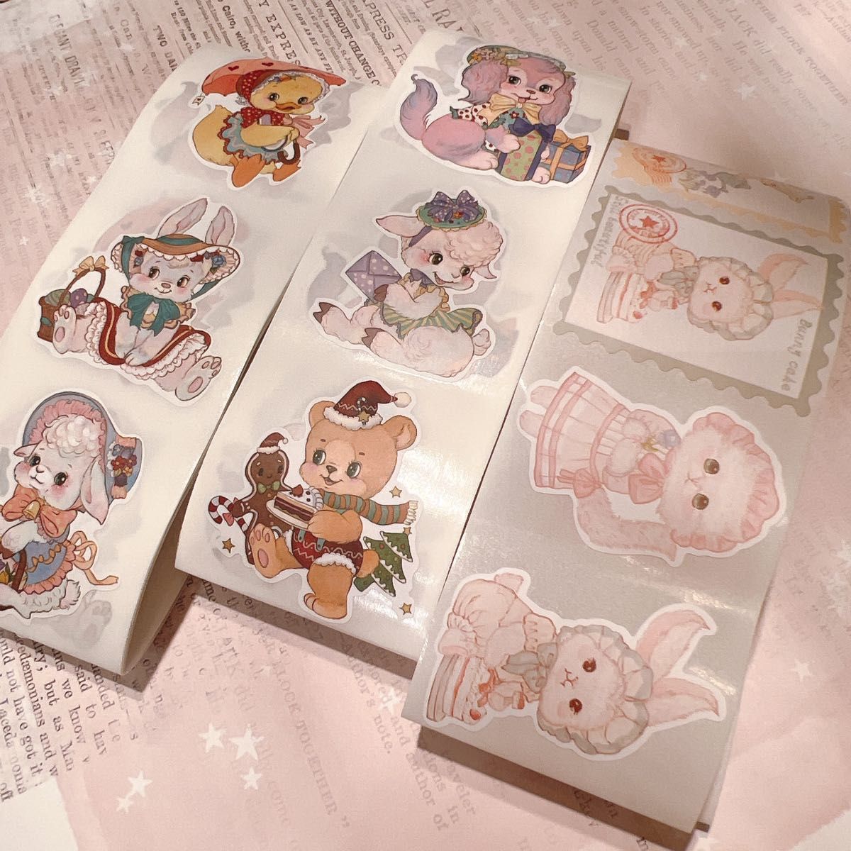 レトロアニマルロールシール ayyjewel切り売り|PayPayフリマ