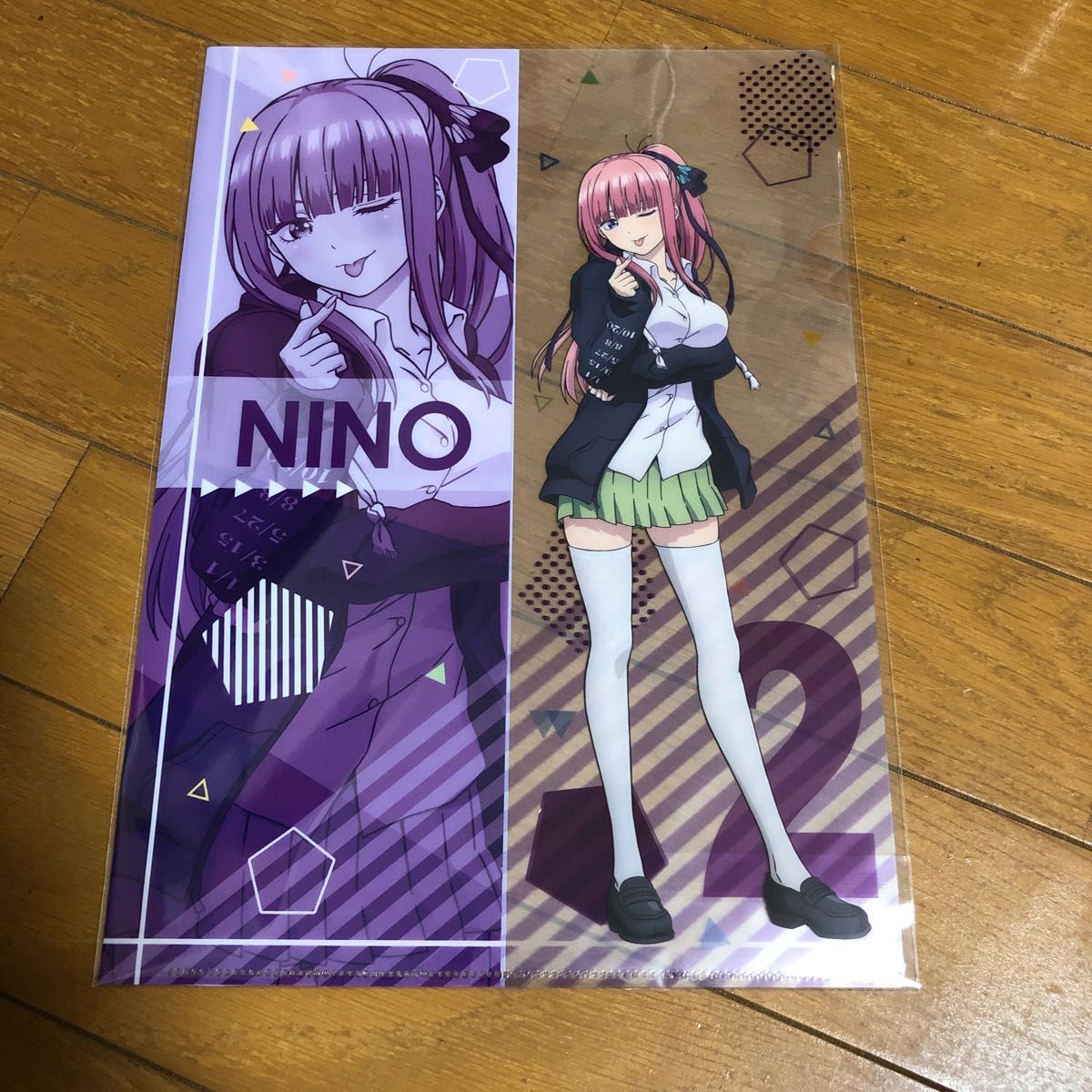 クリアファイル 五等分の花嫁 一花 二乃 三玖 四葉 五月 クリアファイル 五等分の花嫁 一花 二乃 三玖 四葉 五月
