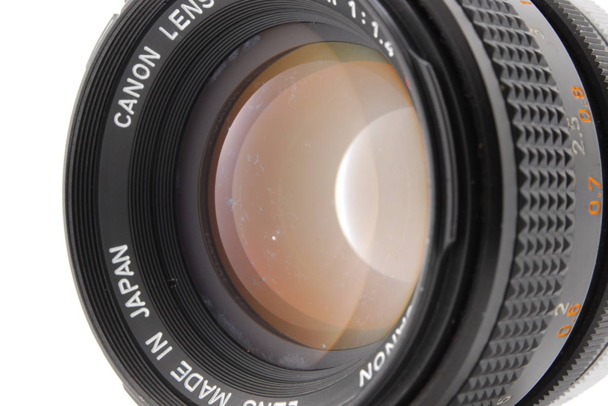 Canon キヤノン FD 50mm F/1.4 S.S.C. マニュアルフォーカス レンズ (oku1765)_画像2