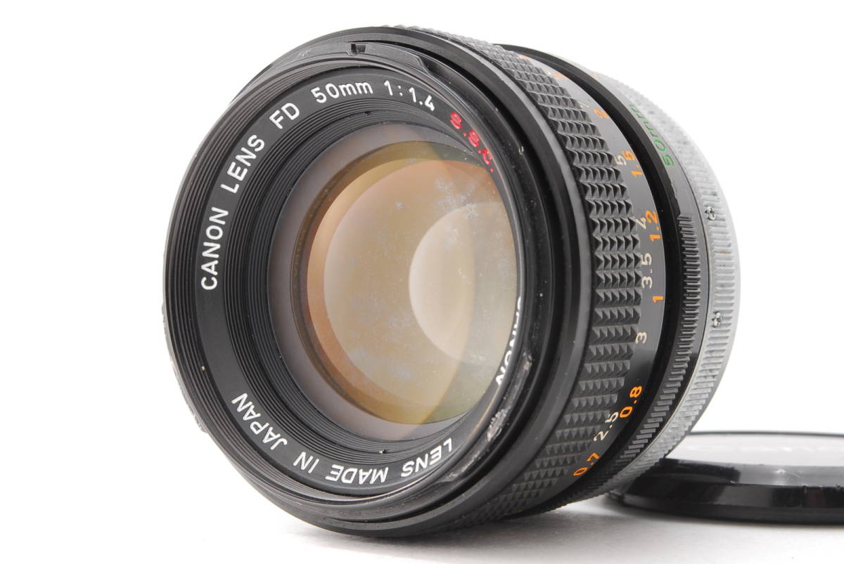 Canon キヤノン FD 50mm F/1.4 S.S.C. マニュアルフォーカス レンズ (oku1769)_画像1