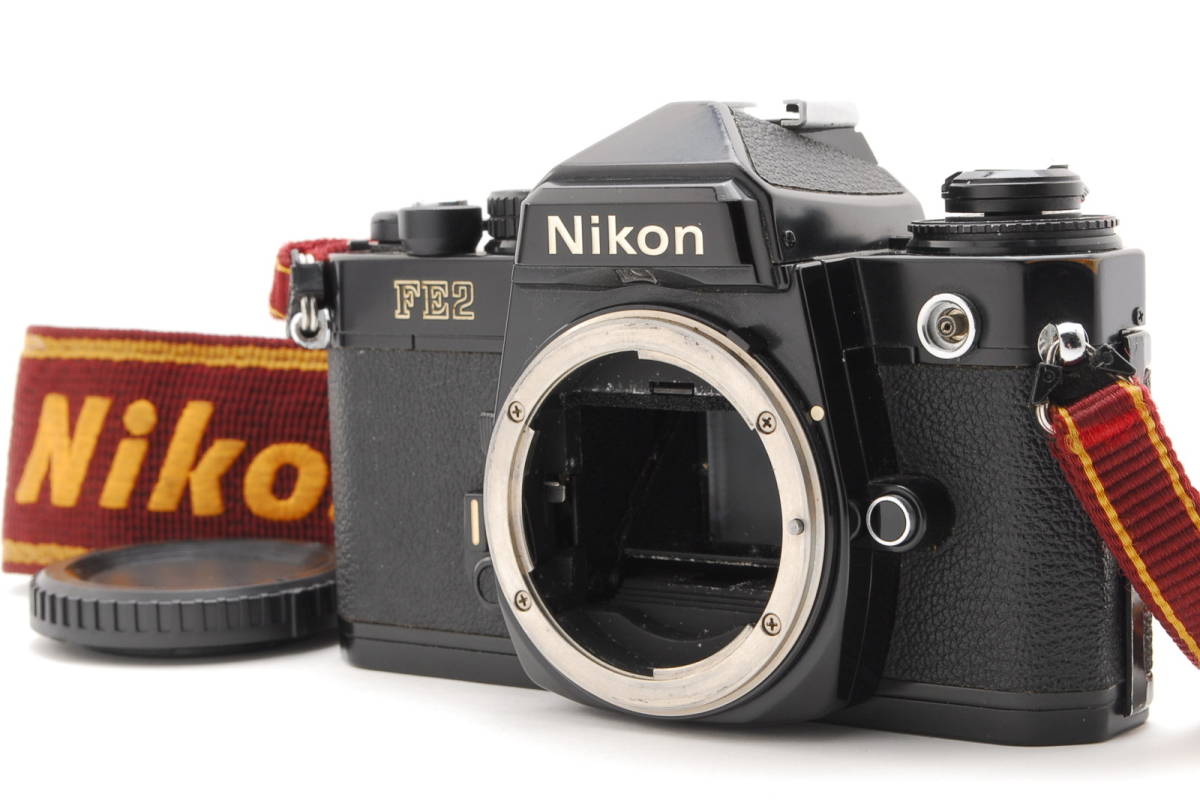 ジャンク】 Nikon ニコン FE2 ブラックボディ フィルムカメラ