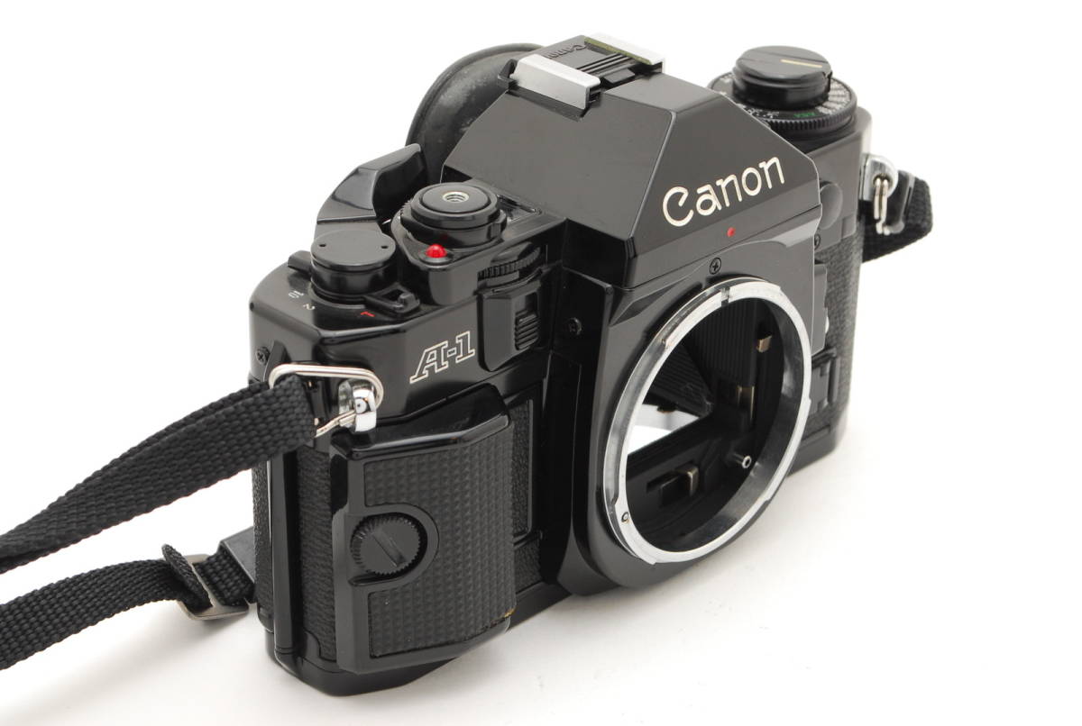 Canon キヤノン A-1 ブラックボディ フィルムカメラ 箱付き + FD 50mm