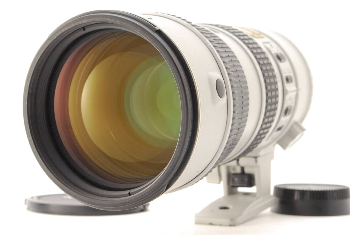 Nikon ニコン ED AF-S VR NIKKOR 70-200mm F/2.8 G ライトグレー レンズ (oku2022) 