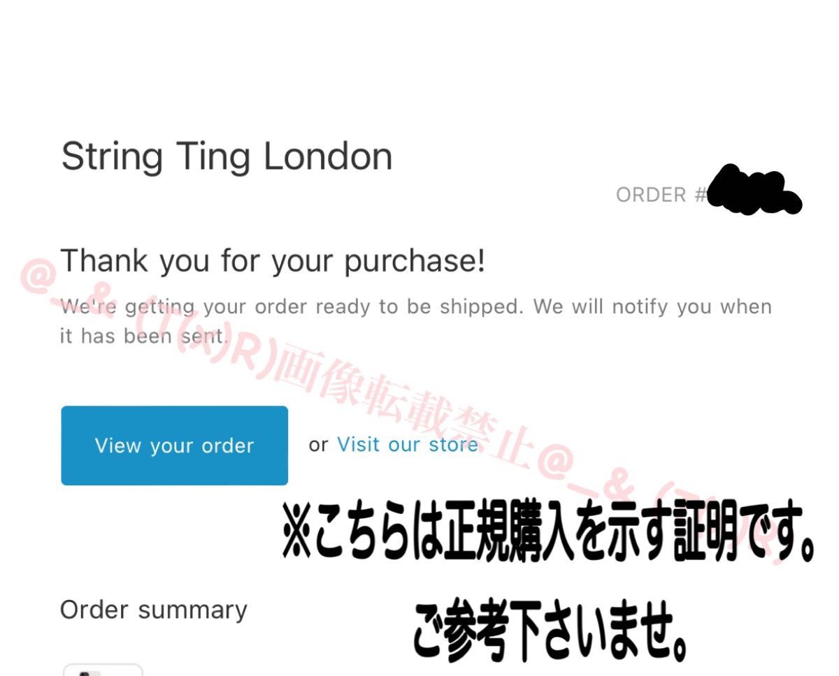 偽物注意 正規品 BLACKPINK愛用 String ting ストラップ 新品未 偽物注意 正規品 BLACKPINK愛用 String ting ストラップ 新品未