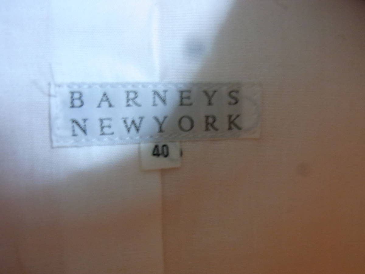 バーニーズ ニューヨーク ステンカラー　コート パステルピンク　40_画像2