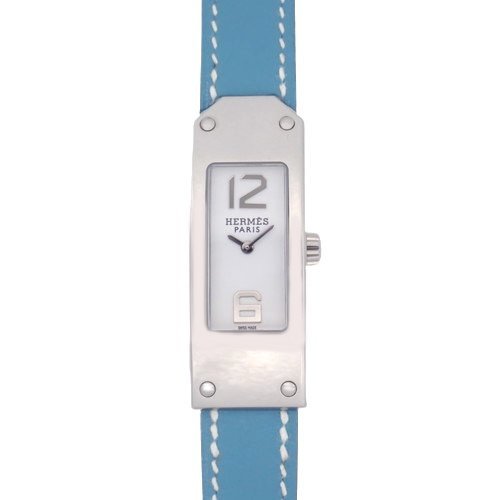 エルメス ケリー・2 クオーツ 腕時計 美品 レザー ホワイト KT1.210 レディース 40802032762【】【アラモード】【JW】