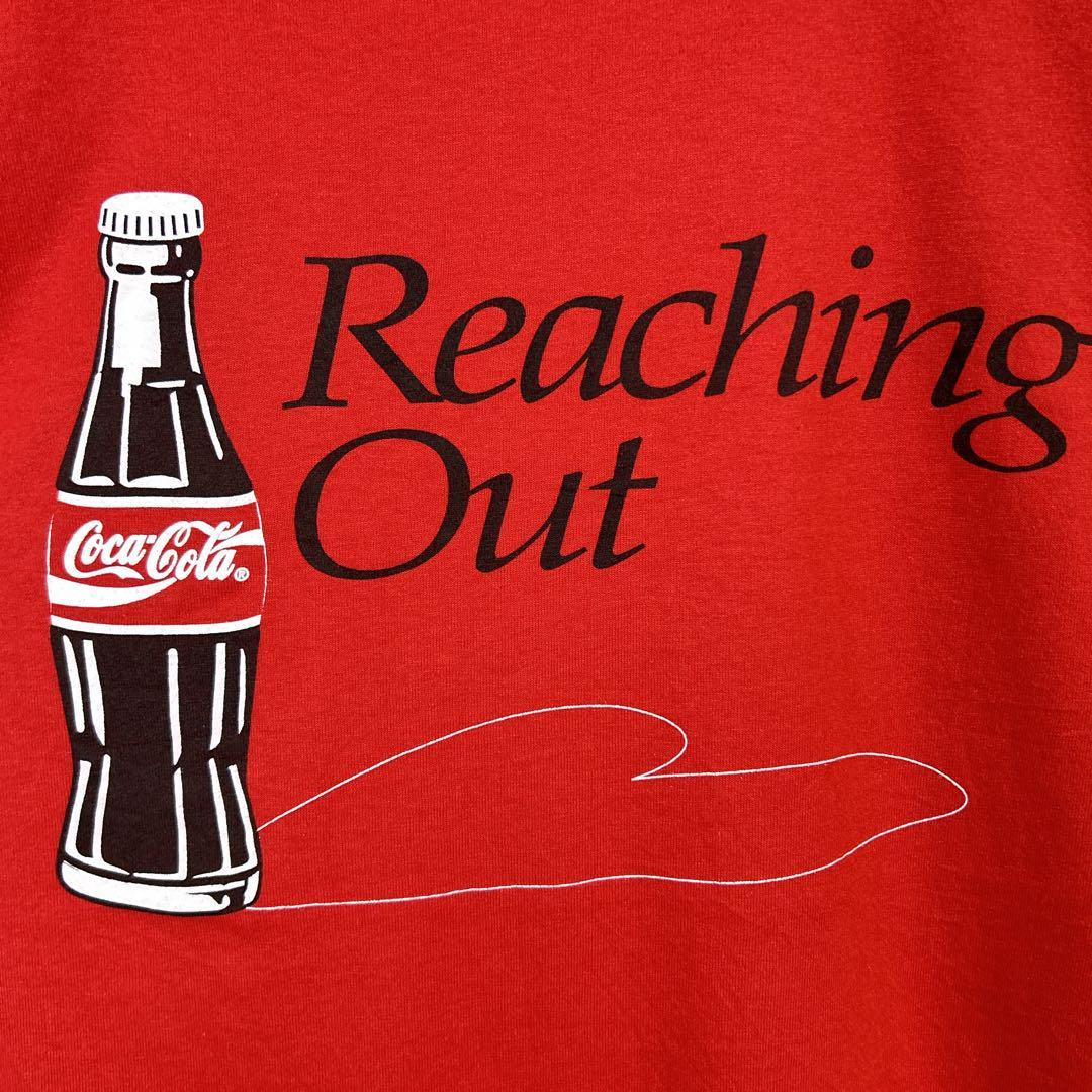 Coca Cola コカコーラ ボトル 瓶 リサイクル Tシャツ 半袖 輸入品 春服 夏服 海外古着 会社 企業 ジュース 炭酸飲料