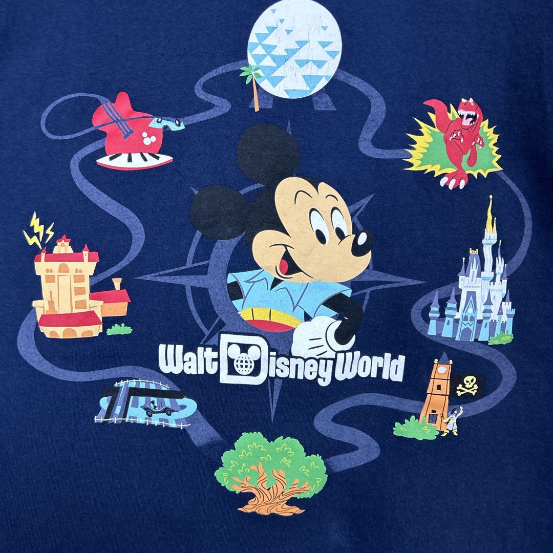 Disney ディズニー ミッキー WDW キャラクター Tシャツ 半袖 輸入品 春服 夏服 海外古着 ディズニーランド ディズニーストア