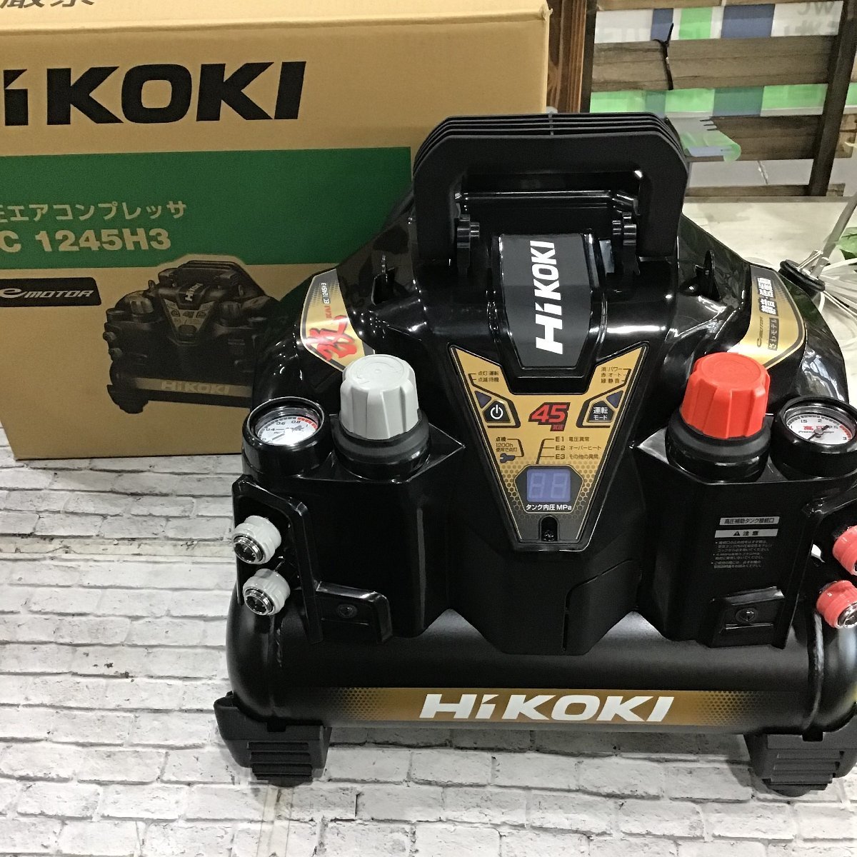 未使用品】☆ハイコーキ(HIKOKI ※旧:日立工機) 高圧エアコンプレッサ