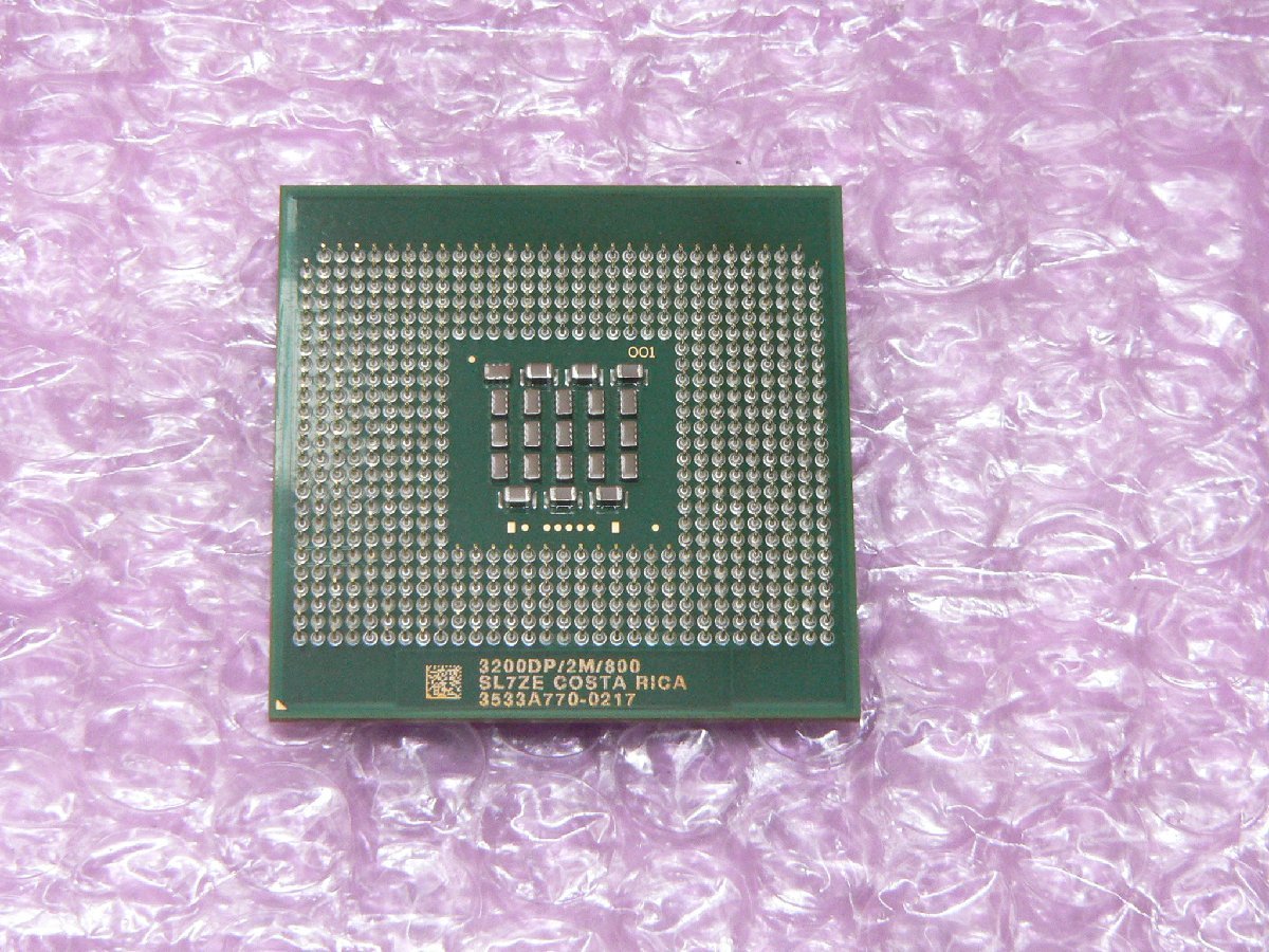 中古CPU Intel Xeon 3.2GHz SL7ZE 動作品_画像2