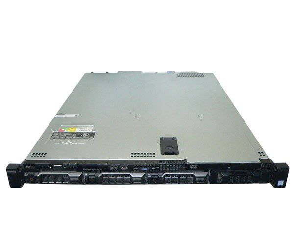 DELL PowerEdge R430 Xeon E5-2620 V4 2.1GHz(8C) メモリ 32GB HDD 600GB×2(SAS) DVD-ROM AC*2
